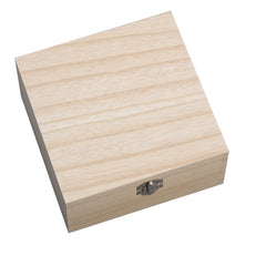 Wholesale Trade Pack of 4 - 17cm x 17cm x 7cm Wooden Craft Storage Boxes Keeepsake box ukgiftstoreonline