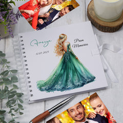 Custom Girl School Leavers Prom Night Scrapbook Celebration Album Personalised Prom Memory Book Graduation Prom