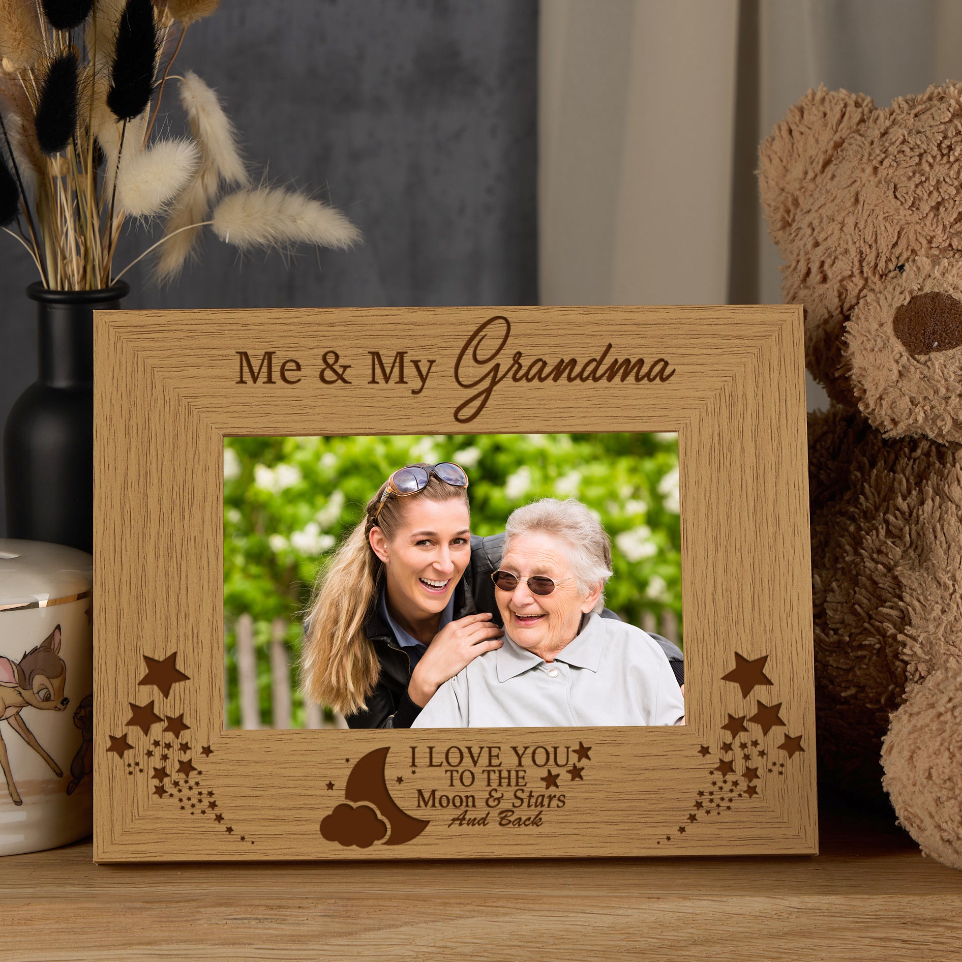 Me and My Grandma Love You To The Moon Photo Frame Gift Grandma Photo Frame ukgiftstoreonline