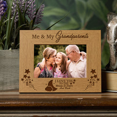 Me and My Grandparents Love You To The Moon Photo Frame Gift Grandparents Photo Frame ukgiftstoreonline
