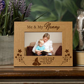Me and My Nanny Love You To The Moon Photo Frame Gift Photo Frame ukgiftstoreonline