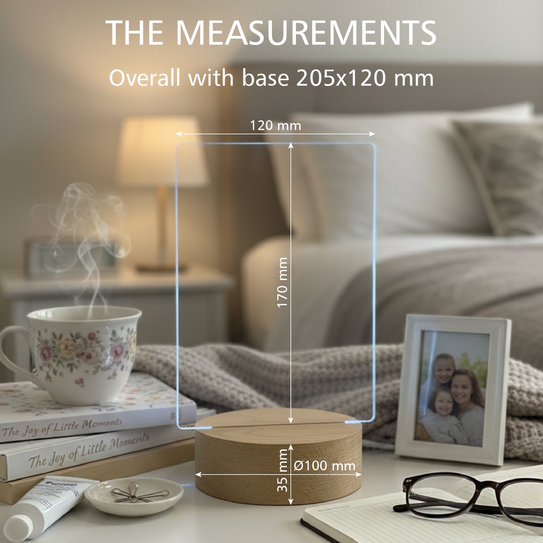 Personalised Gifts for Mum Mothers Day Photo Frames from Daughter Son, Custom Photo Gift for Mum Mother's Day Picture Light-Up Birthday Gift Ideas ukgiftstoreonline