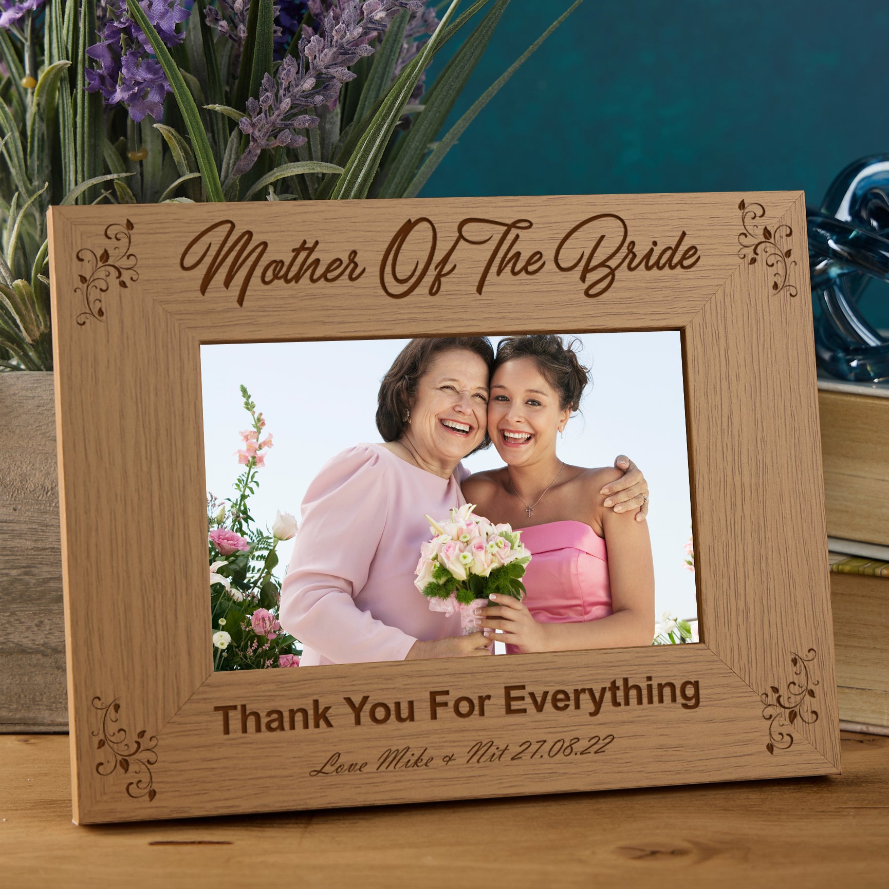 Personalised Mother Of The Bride Photo Frame Wedding Gift wedding photo frame ukgiftstoreonline