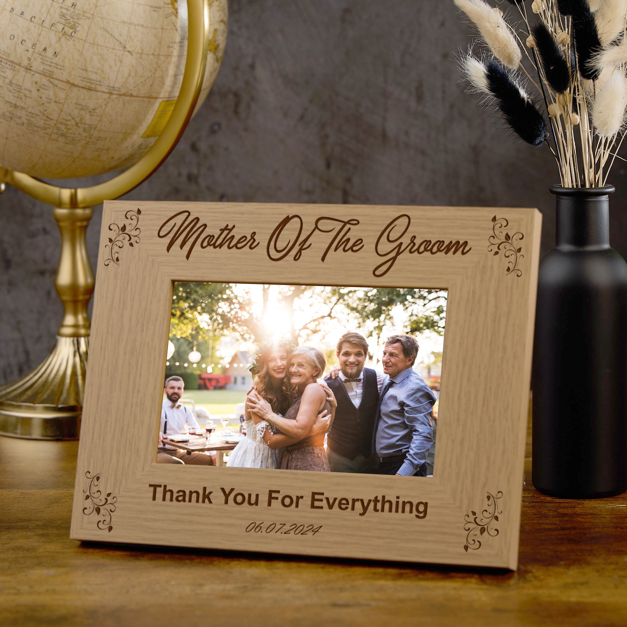 Personalised Mother Of The Groom Photo Frame Wedding Gift wedding photo frame ukgiftstoreonline