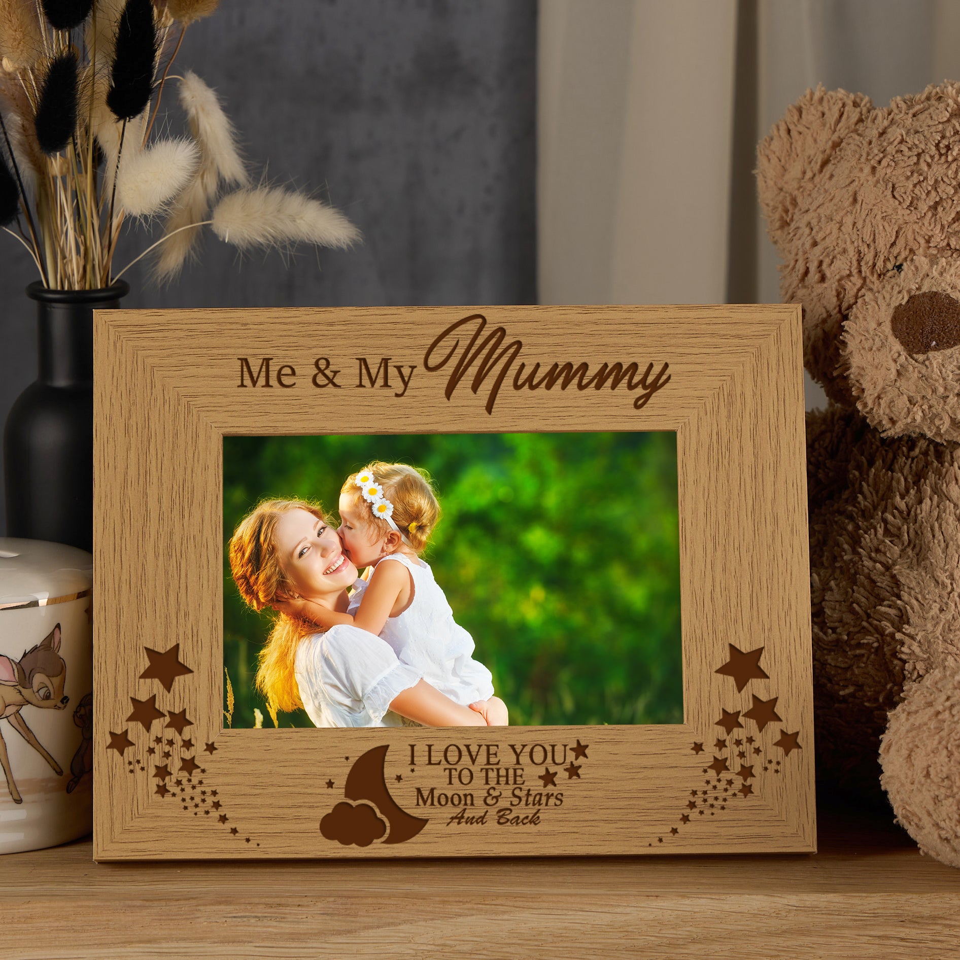 Me and My Mummy Love You To The Moon Photo Frame Gift Photo Frame ukgiftstoreonline