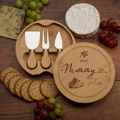 Personalised Family Sentiment Cheeseboard Gift Any Occasion Cheese Board ukgiftstoreonline Mummy