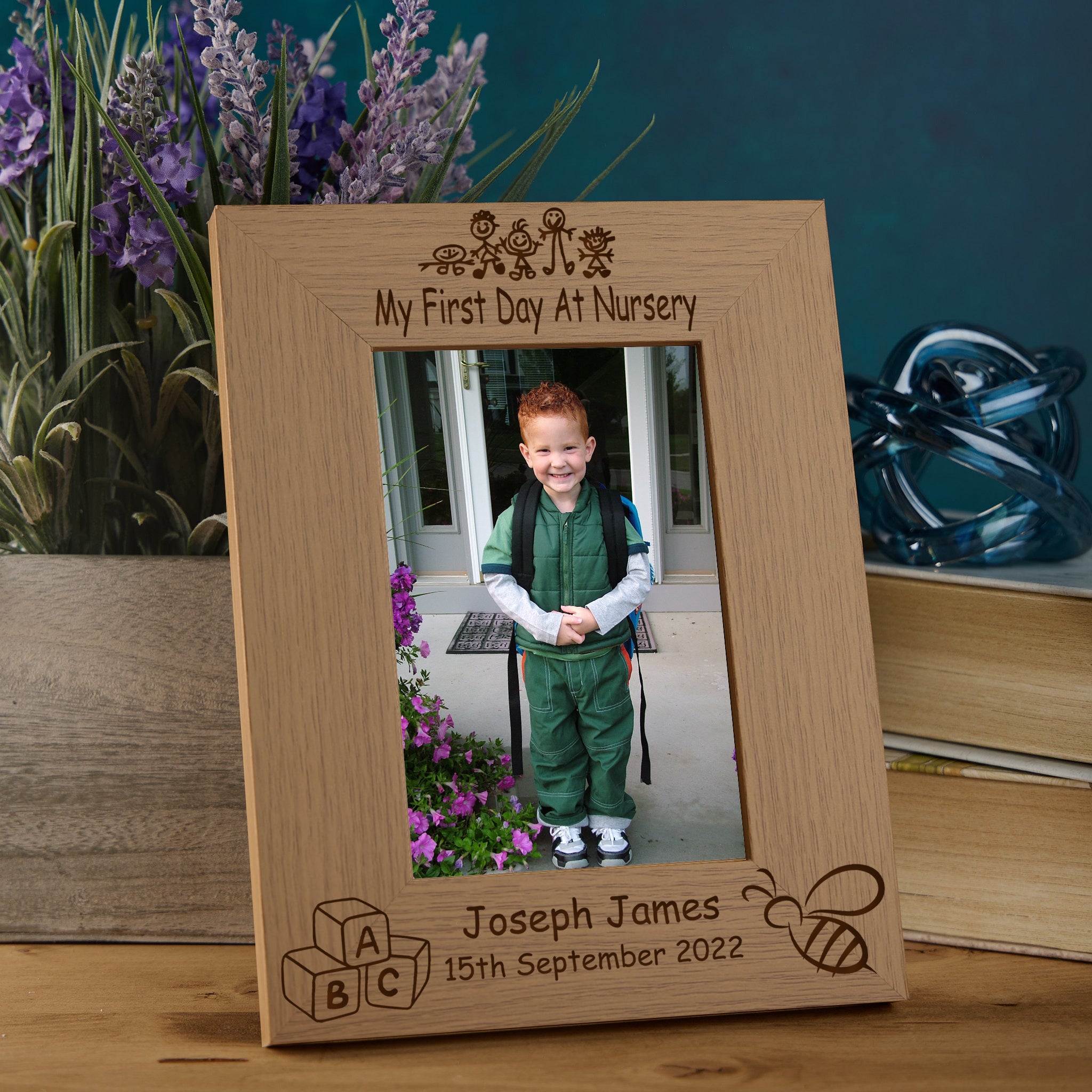 Personalised First Day At Nursery Photo Frame Gift Photo Frame ukgiftstoreonline