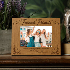 Friends Forever Wooden Photo Frame Gift