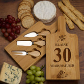 Personalised Cheese board Gift Engraved Paddle Board Any Age Birthday
