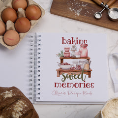 Personalised Recipe Book, Cook Book, Baking Sweet Memories