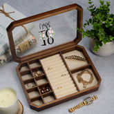 Luxury Large Wooden Jewellery Box Gift 18th Birthday For Her
