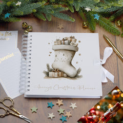 Personalised Christmas Planner Book With Stocking