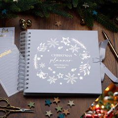 Personalised Christmas Planner Book With Foil Print
