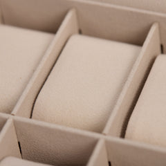 Personalised 10 Watches Luxury Wood And Glass Watch Box Gift With Gears