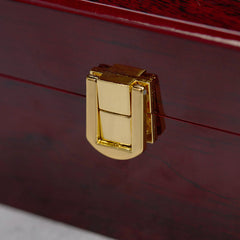 Personalised 10 Watches Wood And Glass Watch Box Gift For Him Or Her