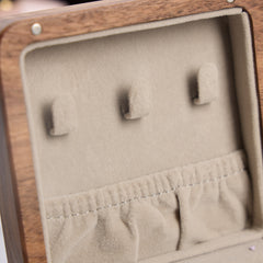 Luxury Wooden Personalised Initial Jewellery Box Gift For Her