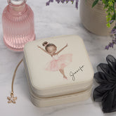 Personalised Kids Jewellery Box Gift With Black Ballerina