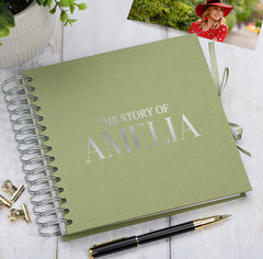 Personalised The Story Of Memories Love Themed Multiple Colour Scrapbook Photo Album