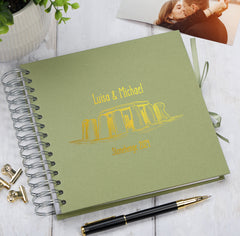 Personalised Stonehenge Keepsake Multiple Colour Scrapbook Photo Album Foil Print