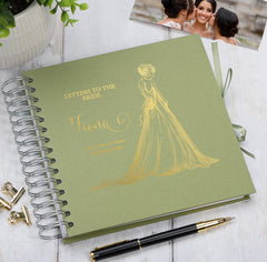 Personalised Letters To The Bride Multiple Colour Scrapbook Journal Memory Keepsake