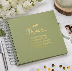 Personalised Mum Multiple Colour Scrapbook or Photo Album Gift With Sentiment