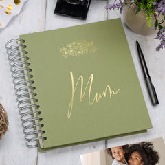 Large Mum Photo Album With Sentiment Multiple Colours
