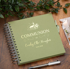 Personalised Communion Day Multiple Colour Scrapbook Photo album Guestbook