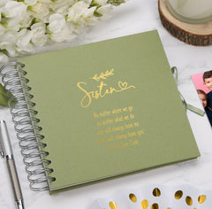 Personalised Sister Multiple Colours Scrapbook or Photo Album Gift With Sentiment