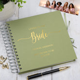 Custom Bridal Shower Letters to the Bride Book, Personalised Hen Party Guestbook or Scrapbook, Bride-to-Be Gift Keepsake Album