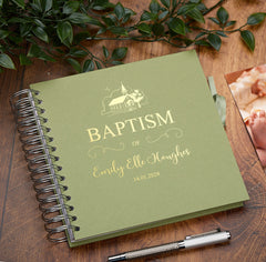 Personalised Baptism Day Multiple Colour Scrapbook Photo album Guestbook