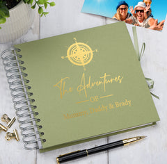 Personalised Multiple Colour Adventures Holiday Scrapbook Photo Album