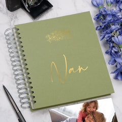 Large Nan Self Adhesive Photo Album Multiple Colours 19cm x 23cm or 22cm x 27cm Photo Album ukgiftstoreonline
