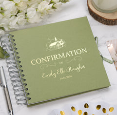 Personalised Confirmation Day Multiple Colour Scrapbook Photo Album Guestbook