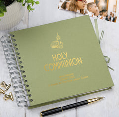Personalised Communion Multiple Colour Scrapbook Guest Book or Photo Album Gift