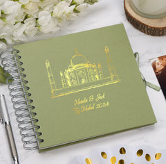 Personalised India Travel Taj Mahal, Photo Album or Scrapbook Multiple Colours