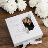 Personalised Custom Photo 10th Anniversary Keepsake Box Wedding Day Memory Gifts Married-Engaged Couple Gift
