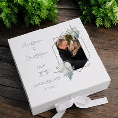 Personalised Custom Photo 30th Anniversary Keepsake Box Wedding Day Memory Gifts Married-Engaged Couple Gift