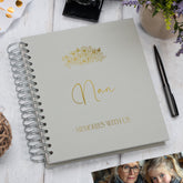 Personalised Large Nan Photo Album With Sentiment Multiple Colours Photo Album ukgiftstoreonline Grey 4x6 Inch Album
