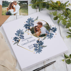 Large Linen Personalised Any Occasion Love Friendship Photo Album Custom Photos Memory Keepsake Album