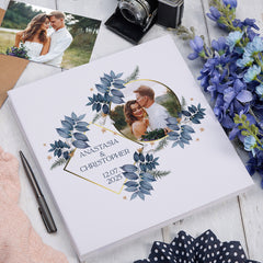 Large Linen Personalised Any Occasion Love Friendship Photo Album Custom Photos Memory Keepsake Album