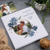 Personalised Large Linen Photo Album Love - Wedding - Anniversary Custom Photos Memory Storage Keepsake Album