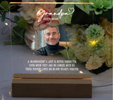 Personalised Grandpa Photo Memorial Lamp Night Light Condolence Sympathy Gift