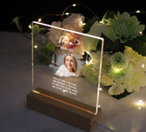 Personalised Mum Photo Memorial Lamp Night Light Condolence Sympathy Gift