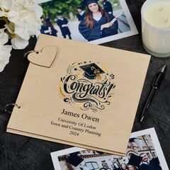 Personalised Graduation Keepsake Party Scrapbook Album