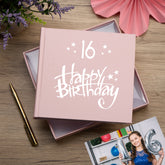 16th Birthday Pink Photo Album Gift For Her 50 x 6" x 4" Photos
