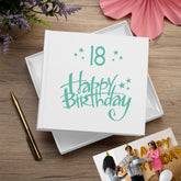 18th Birthday White Photo Album Gift For Him Or Her 50 x 6x4 Photos