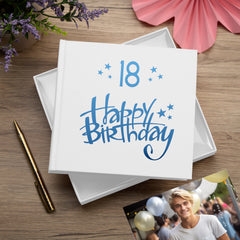 18th Birthday White Photo Album Gift For Him Or Her 50 x 6x4 Photos