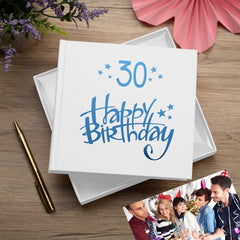 30th Birthday White Photo Album Gift For Him Or Her 50 x 6x4 Photos Pack of 5 Wholesale Trade photo album ukgiftstoreonline