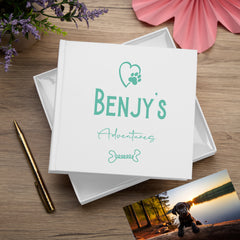 Personalised Photo Album for Puppies and Dogs Adventures White 50 x 6" x 4" Photos photo album ukgiftstoreonline