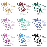 Large Book Bound Mum In Loving Memory Butterfly Design Memorial Remembrance Photo Album